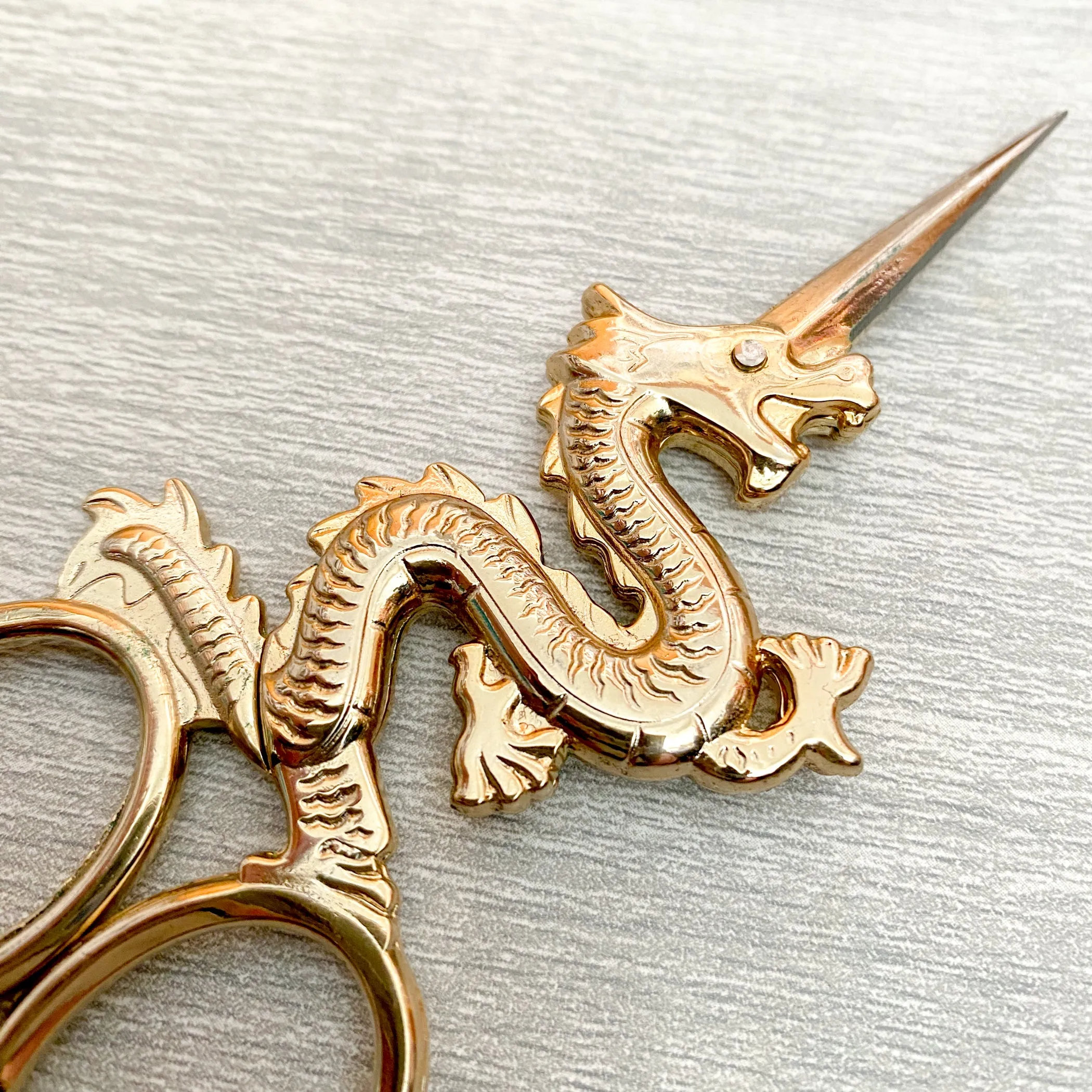 Gold Dragon Embroidery Scissors