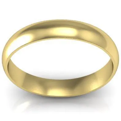 Gold Wedding Ring 4mm