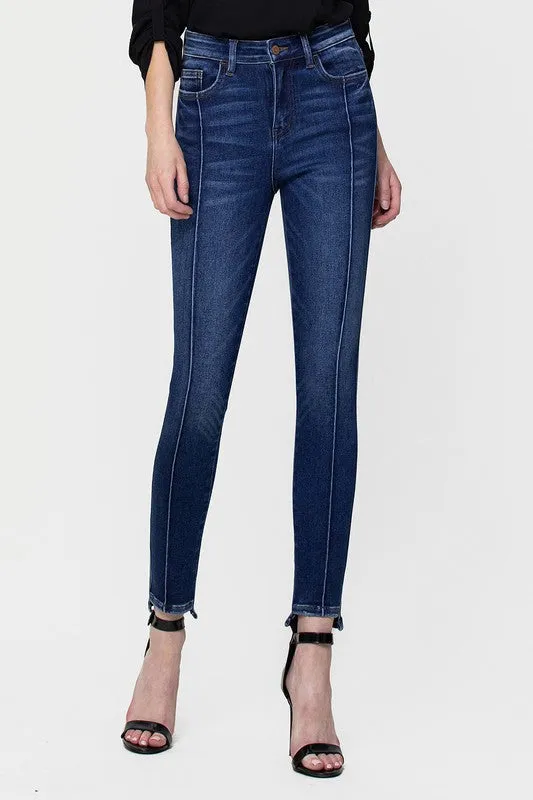 High Rise Ankle Skinny