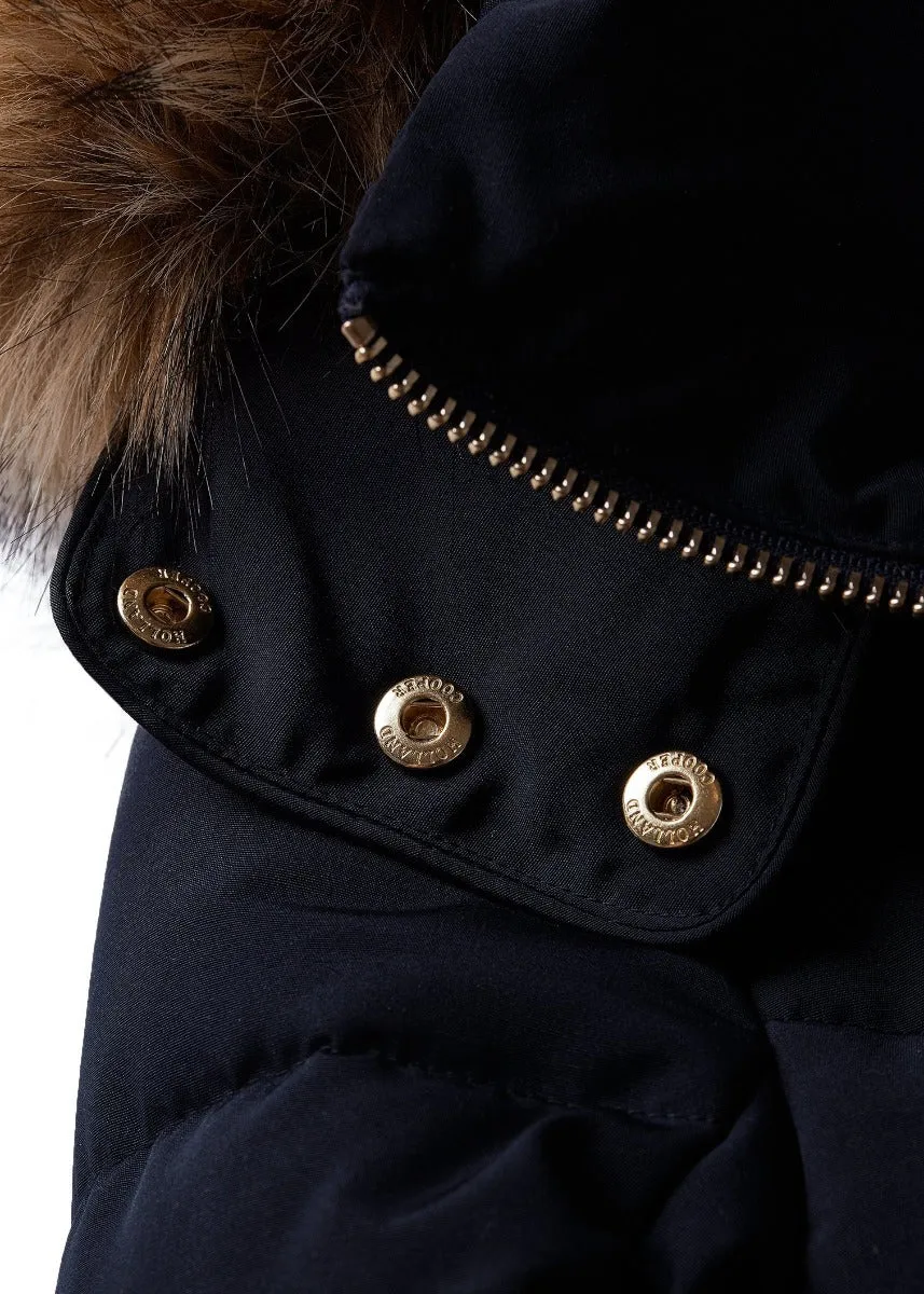 Holland Cooper The Wellington Coat in Navy