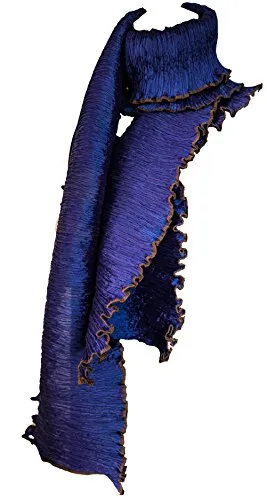 Indulge in Luxury with Our Pure Silk Large Pleated Scarf in Stunning Colors