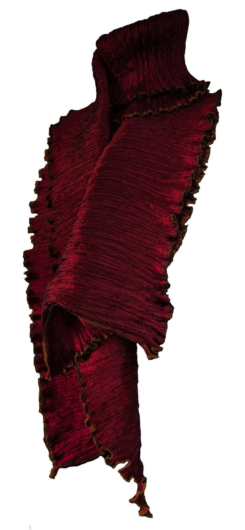 Indulge in Luxury with Our Pure Silk Large Pleated Scarf in Stunning Colors