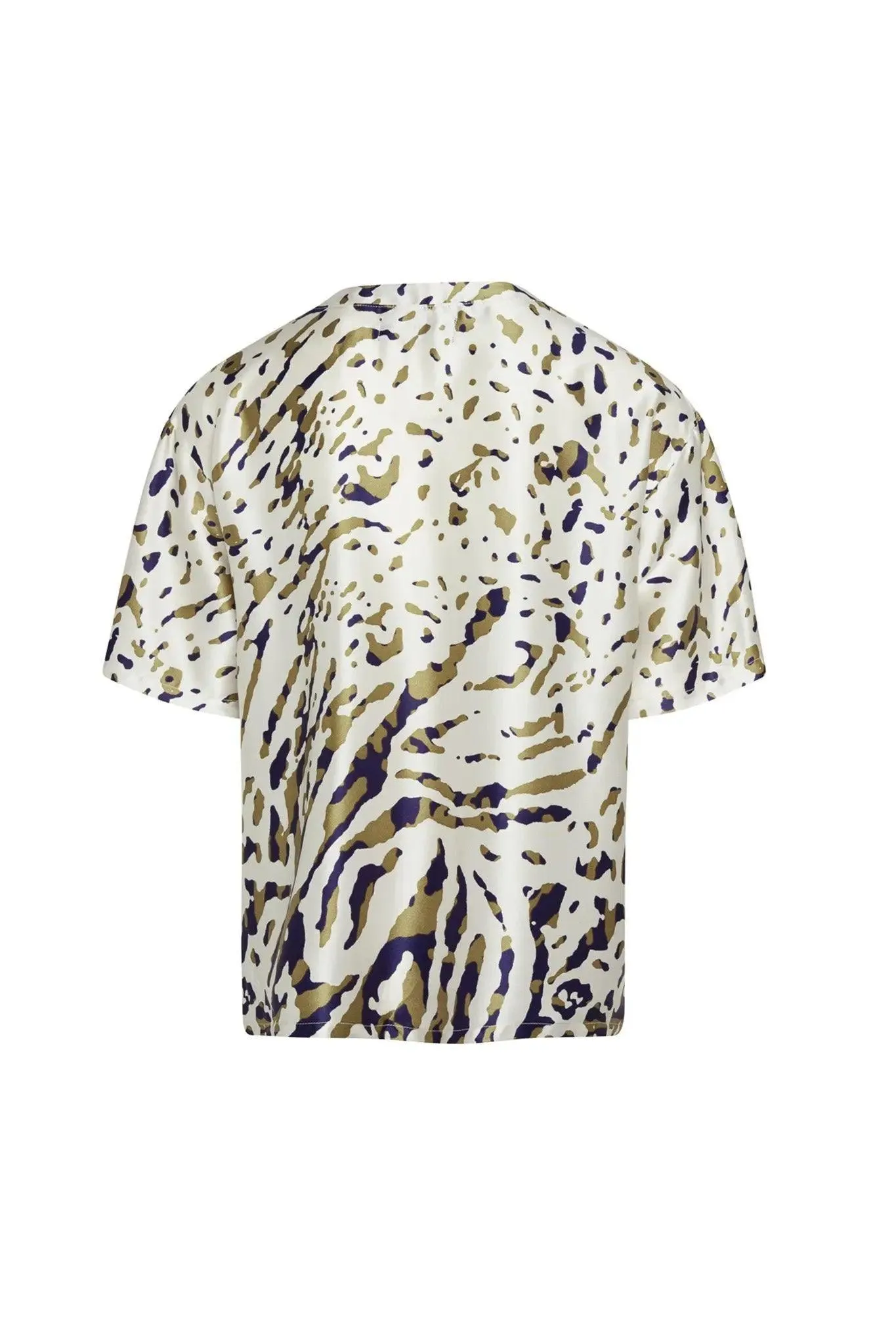 James Abstract Animal Short Sleeve Top