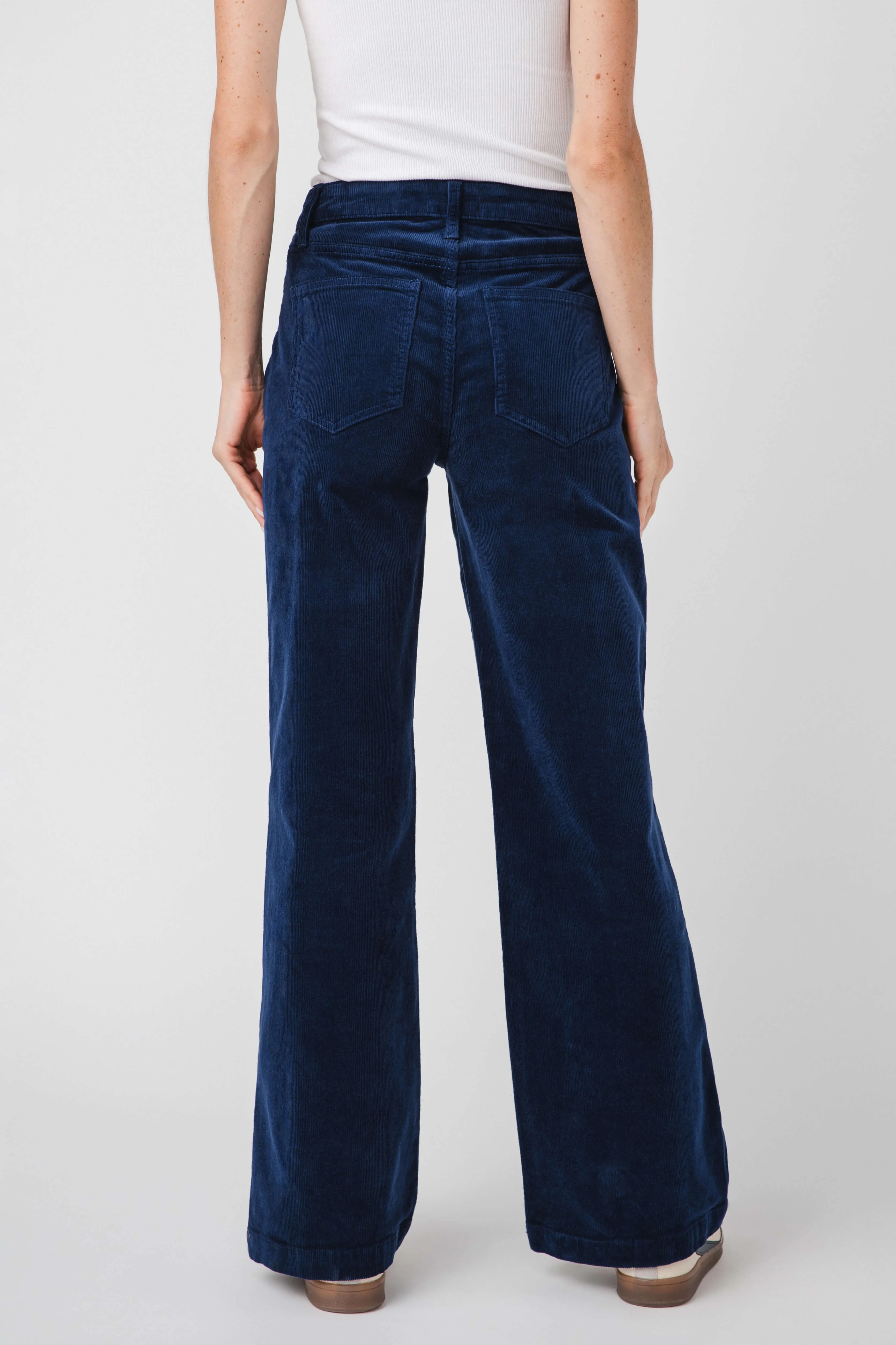 JBD Wide Leg Patch Pocket Corduroy Pants