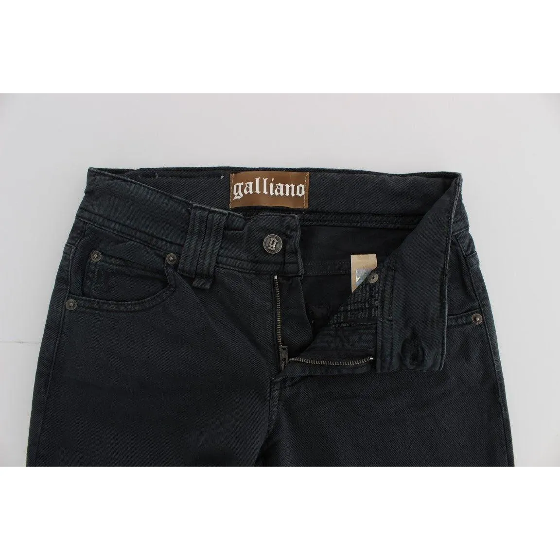 John Galliano Elegant Slim Fit Bootcut Denim Jeans