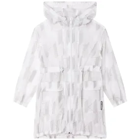 Karl Lagerfeld White Trench Coat