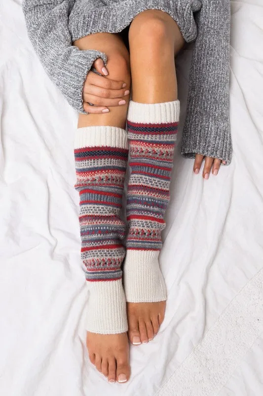 Katie Fairisle Legwarmer