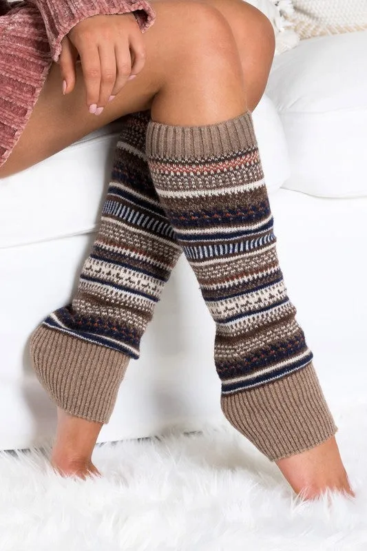 Katie Fairisle Legwarmer