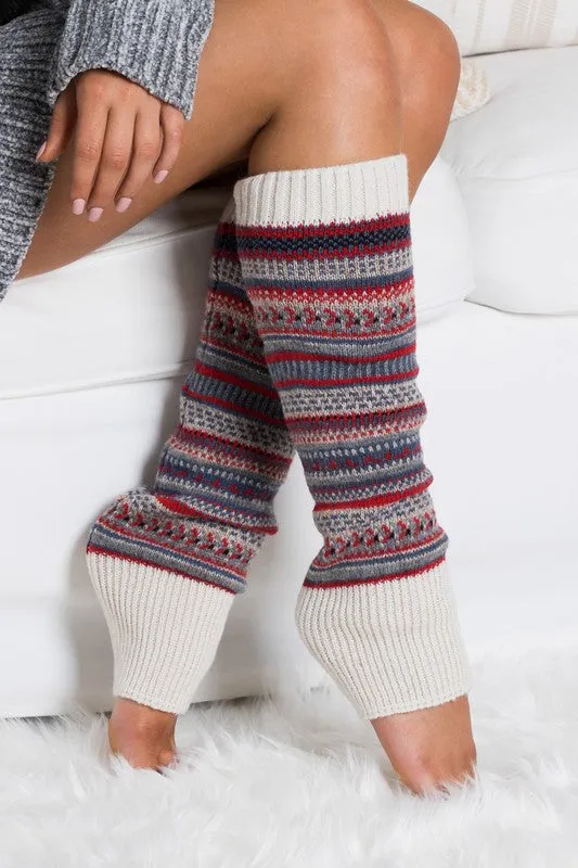 Katie Fairisle Legwarmer