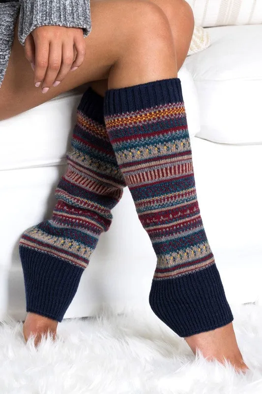 Katie Fairisle Legwarmer