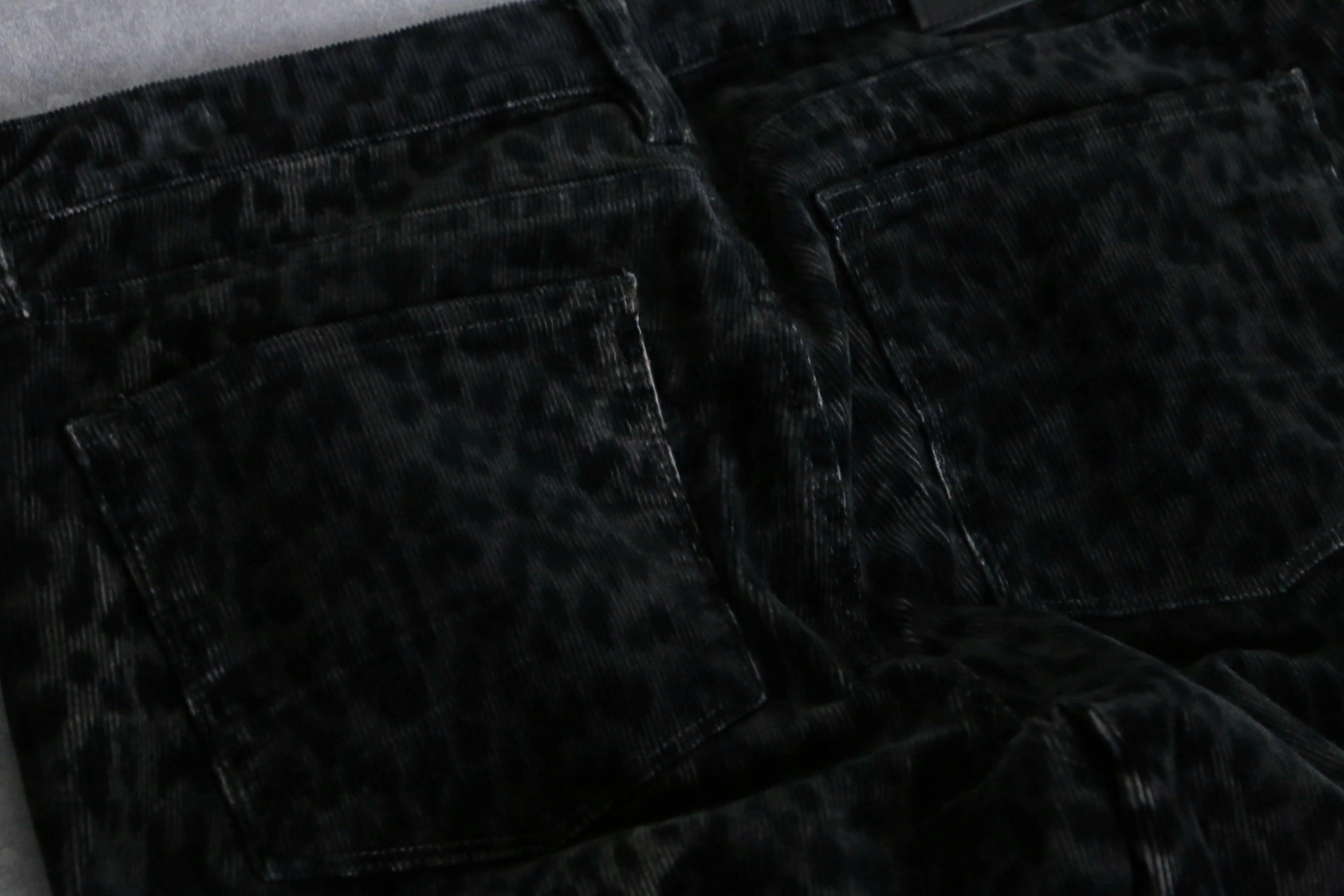 Lauren RL Jeans leopard corduroy pants