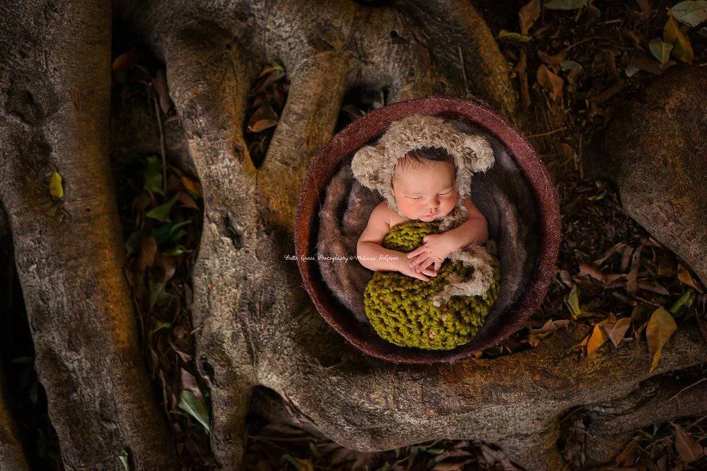 Lemongrass Green Newborn Cocoon