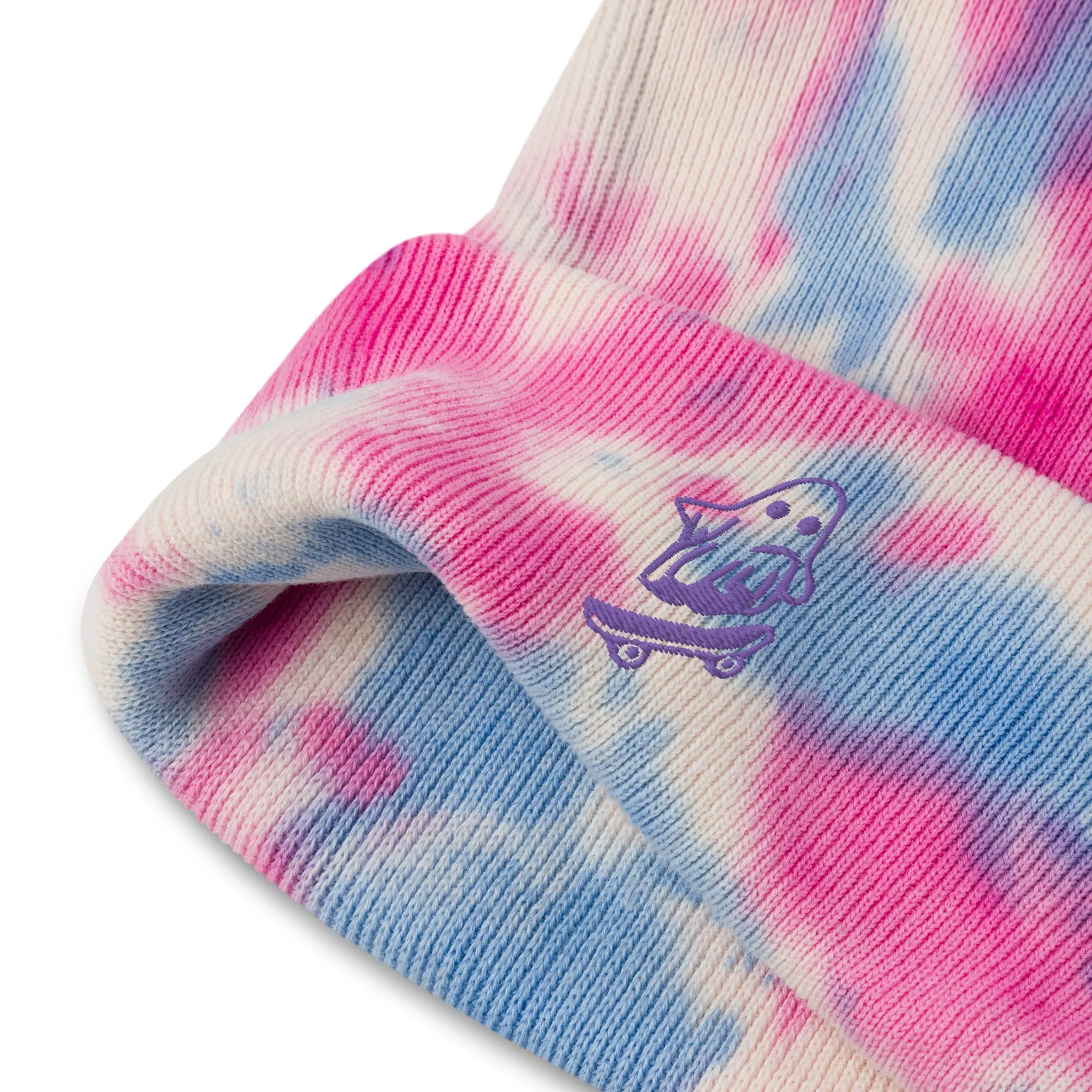 LIMITED EDITION Skateboarding Ghost Tie-dye beanie