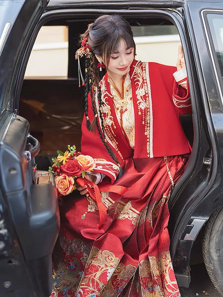 Lysandra Modern Chinese Hanfu Bridal Set