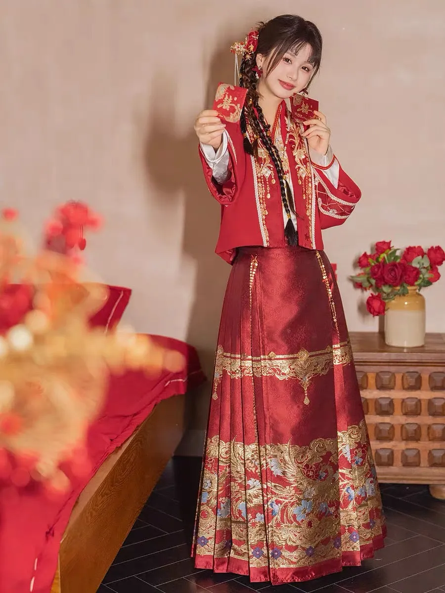 Lysandra Modern Chinese Hanfu Bridal Set