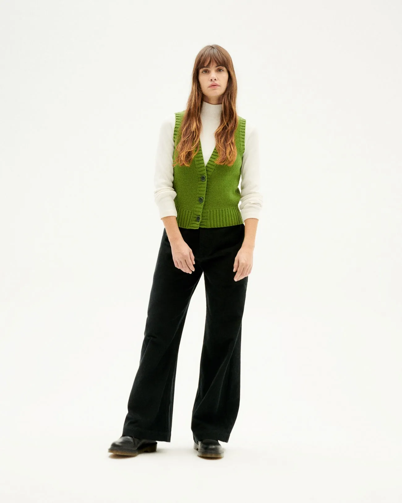 Maia Corduroy Pants Black