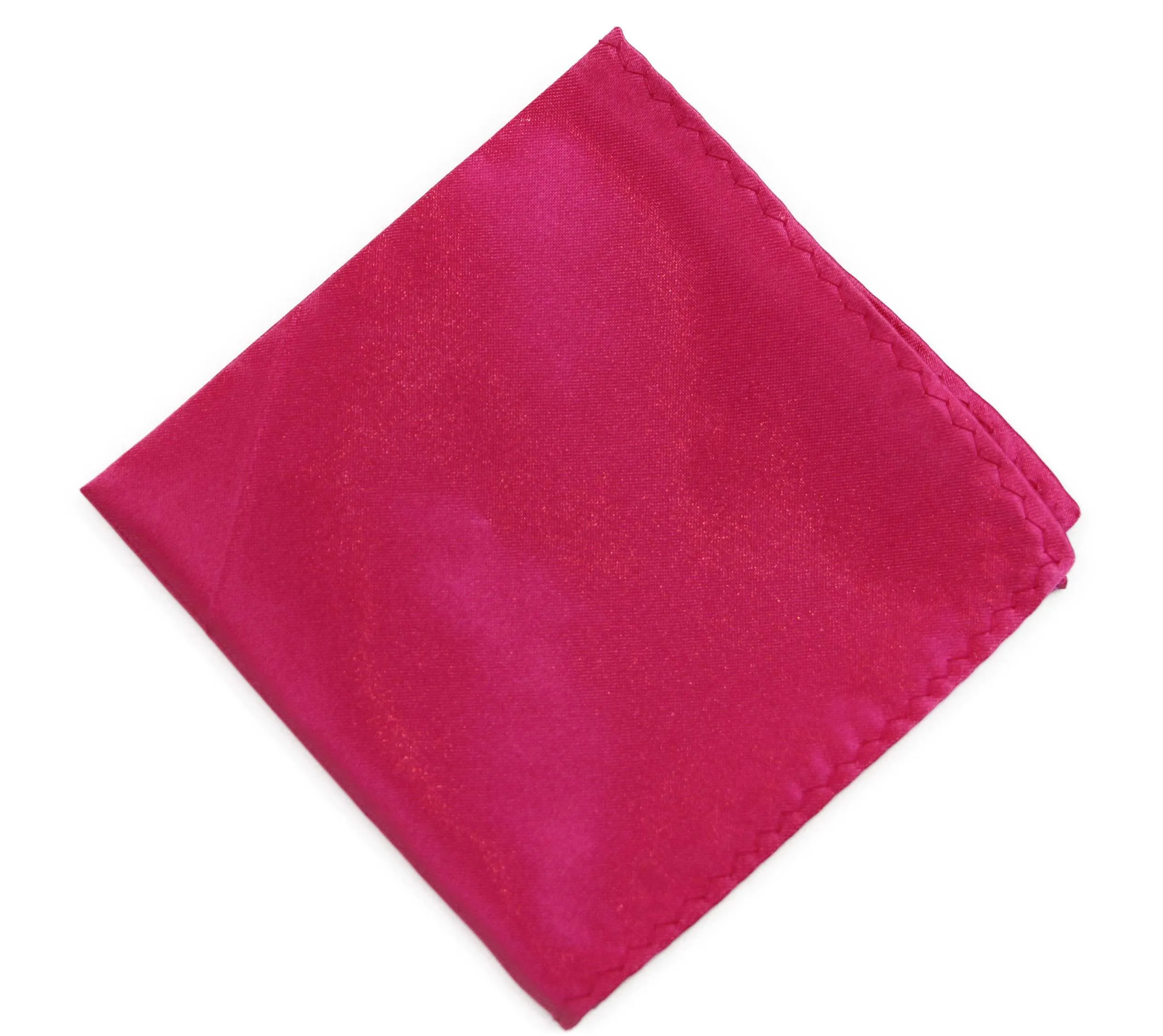 Mens Hot Pink Pocket Square