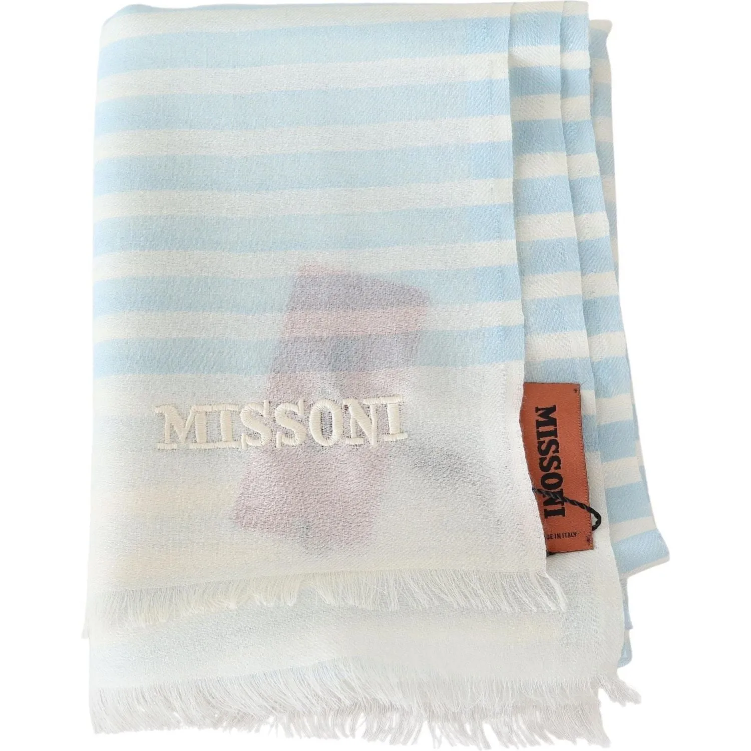 Missoni Elegant Cashmere Scarf with Linear Design