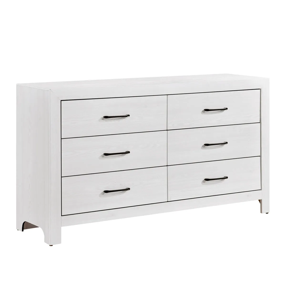 Modern White Wood Dresser