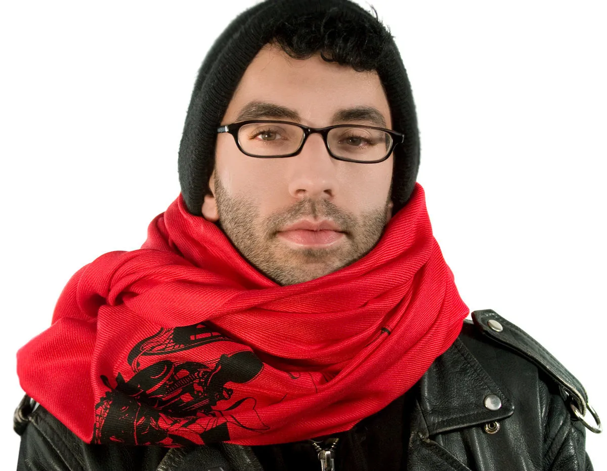 Motorcycle Pashmina Scarf