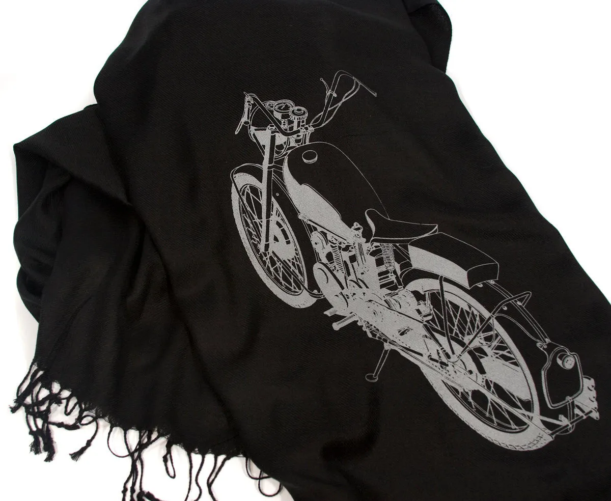 Motorcycle Pashmina Scarf