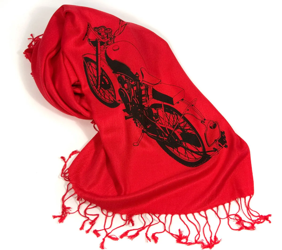 Motorcycle Pashmina Scarf