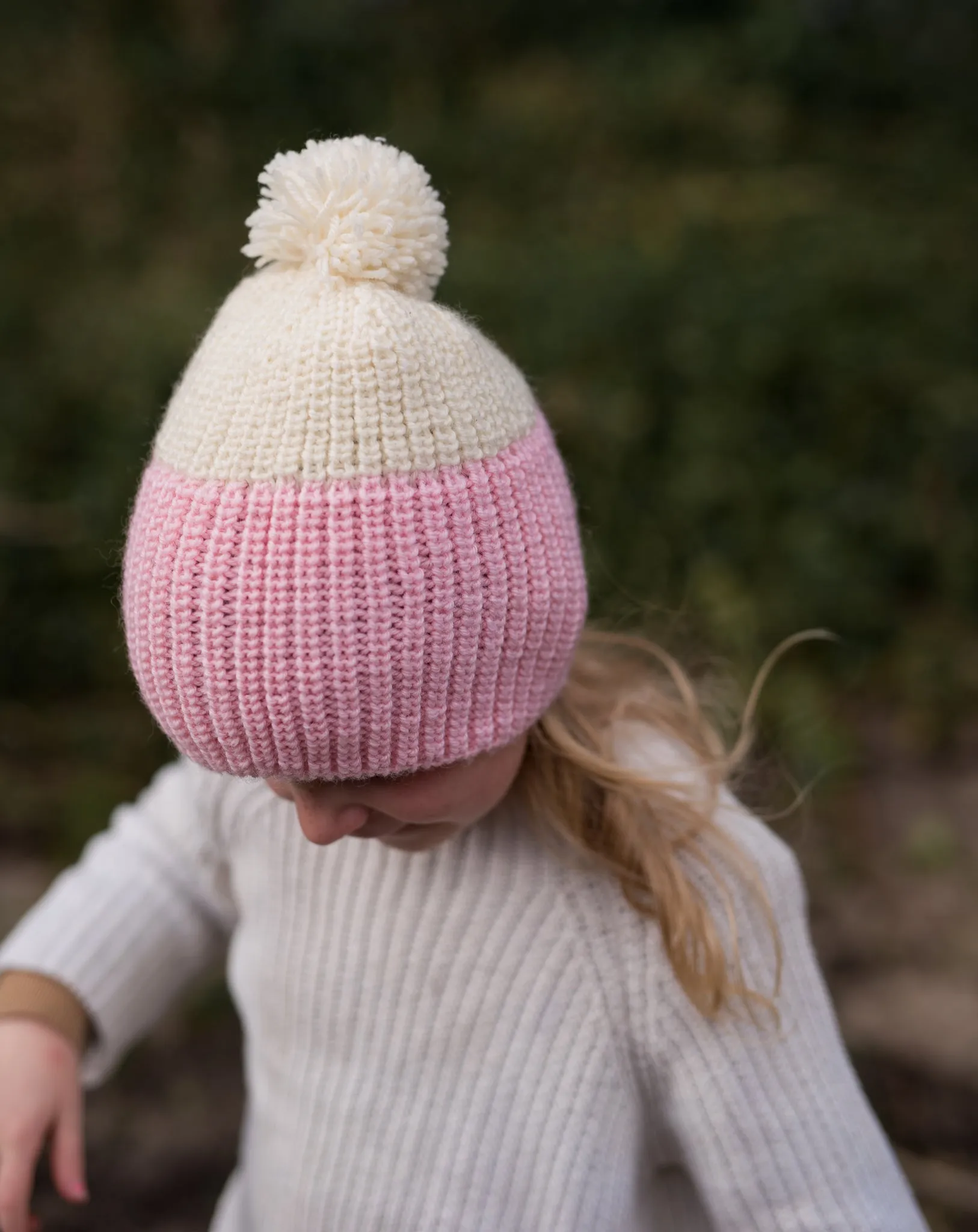 Mountain Merino Beanie Pink