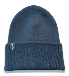 Navy Fold Beanie