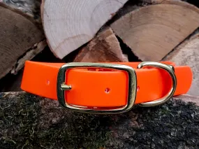 Neon Orange Waterproof Collar