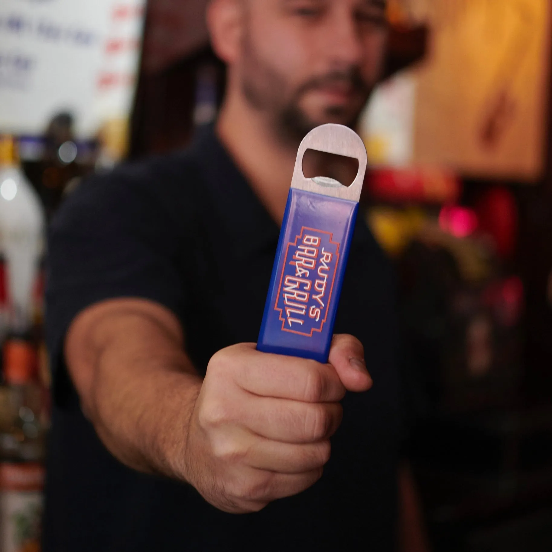 Neon Sign Bartender Bottle Opener