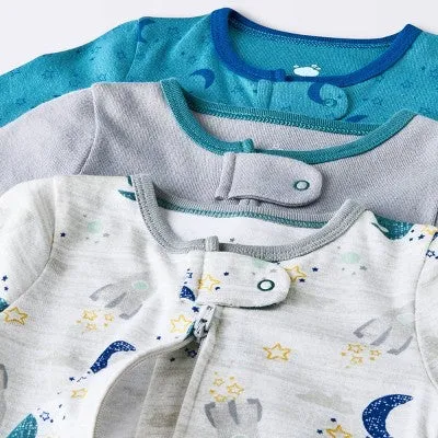 New - Baby Boys' 16pk Layette Gifting Bundle - Cloud Island Blue 0-3M