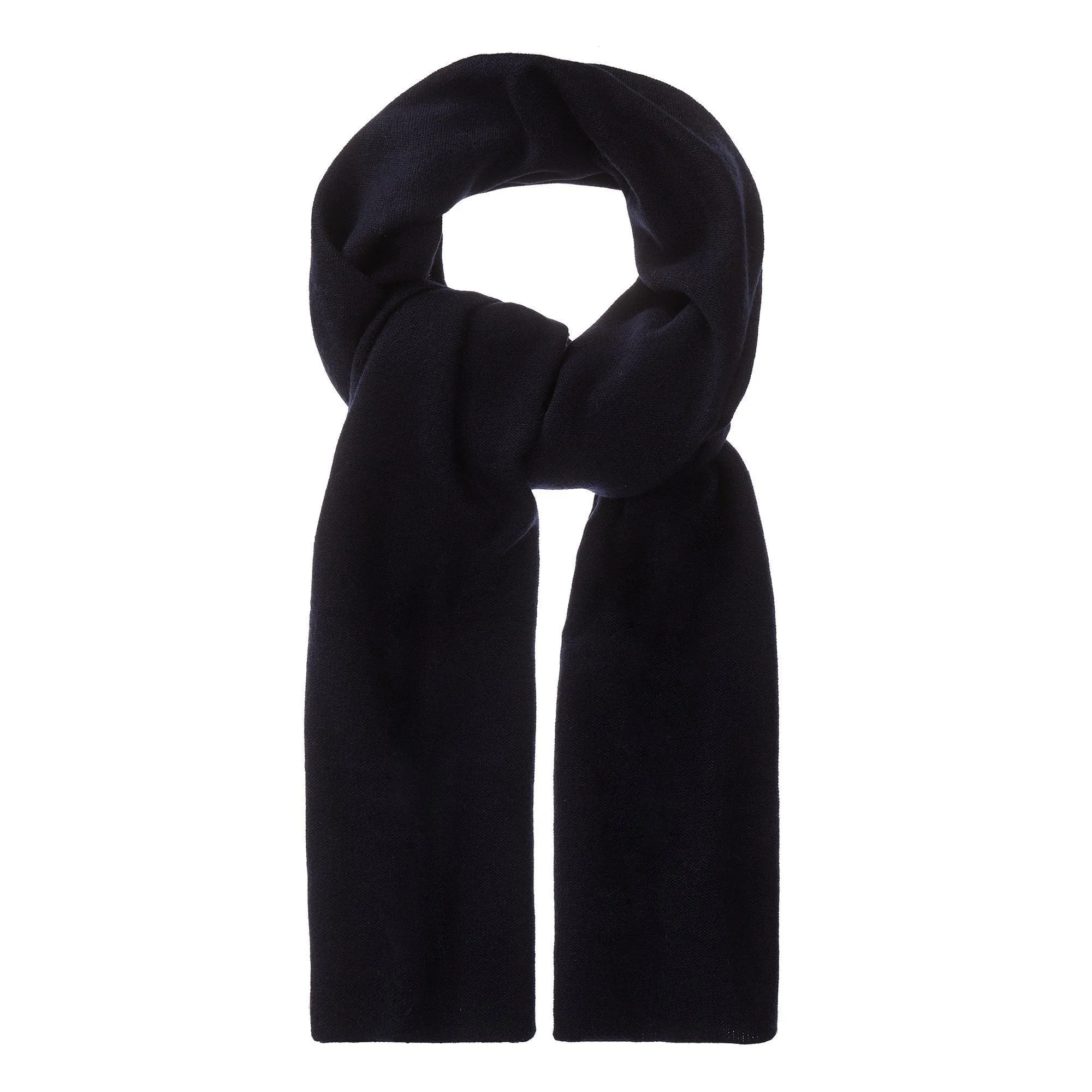 Nora Cashmere Scarf [Midnight blue]