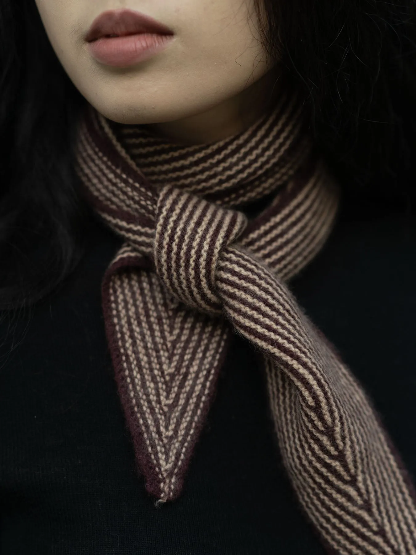 Oats & Rice - Stripey Tie Scarf