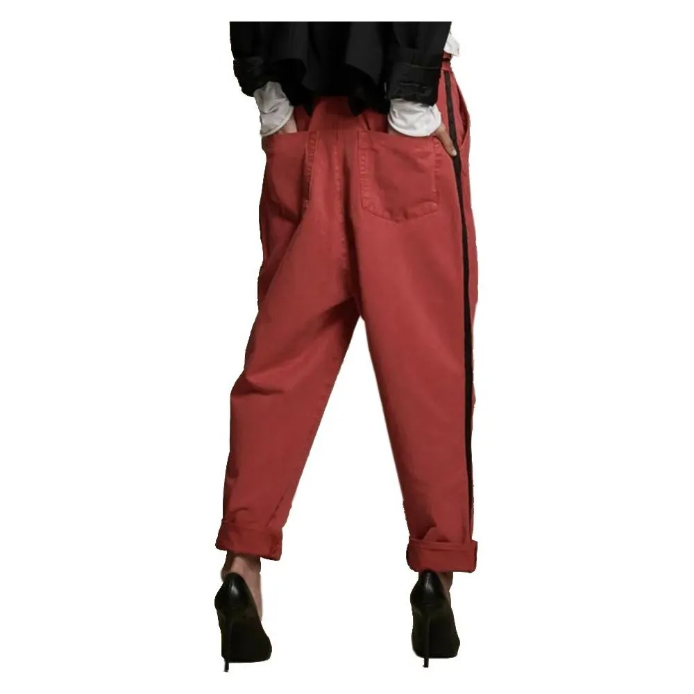 One Teaspoon Red Cotton Jeans & Pant