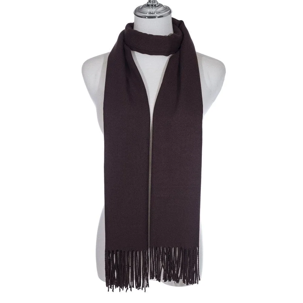 Park Lane Luxury Scarf Pashmina Chocolate