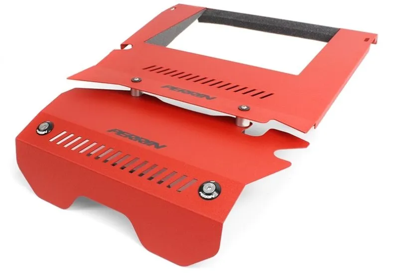 Perrin 15  Subaru WRX Engine Cover Kit-Red (perPSP-ENG-165RD)