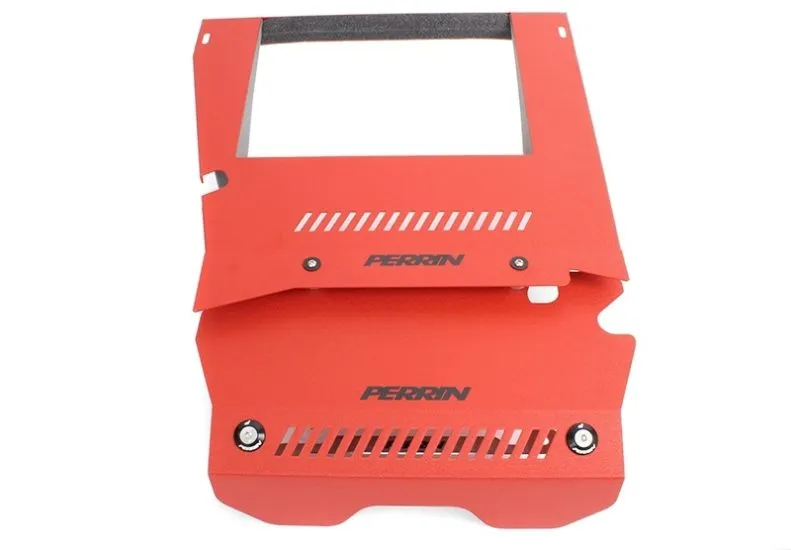 Perrin 15  Subaru WRX Engine Cover Kit-Red (perPSP-ENG-165RD)