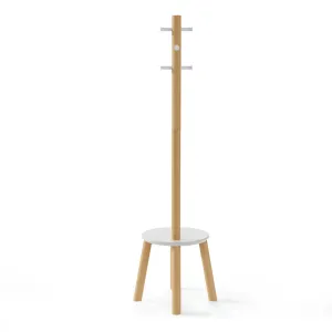 Pillar Stool and Coat Rack