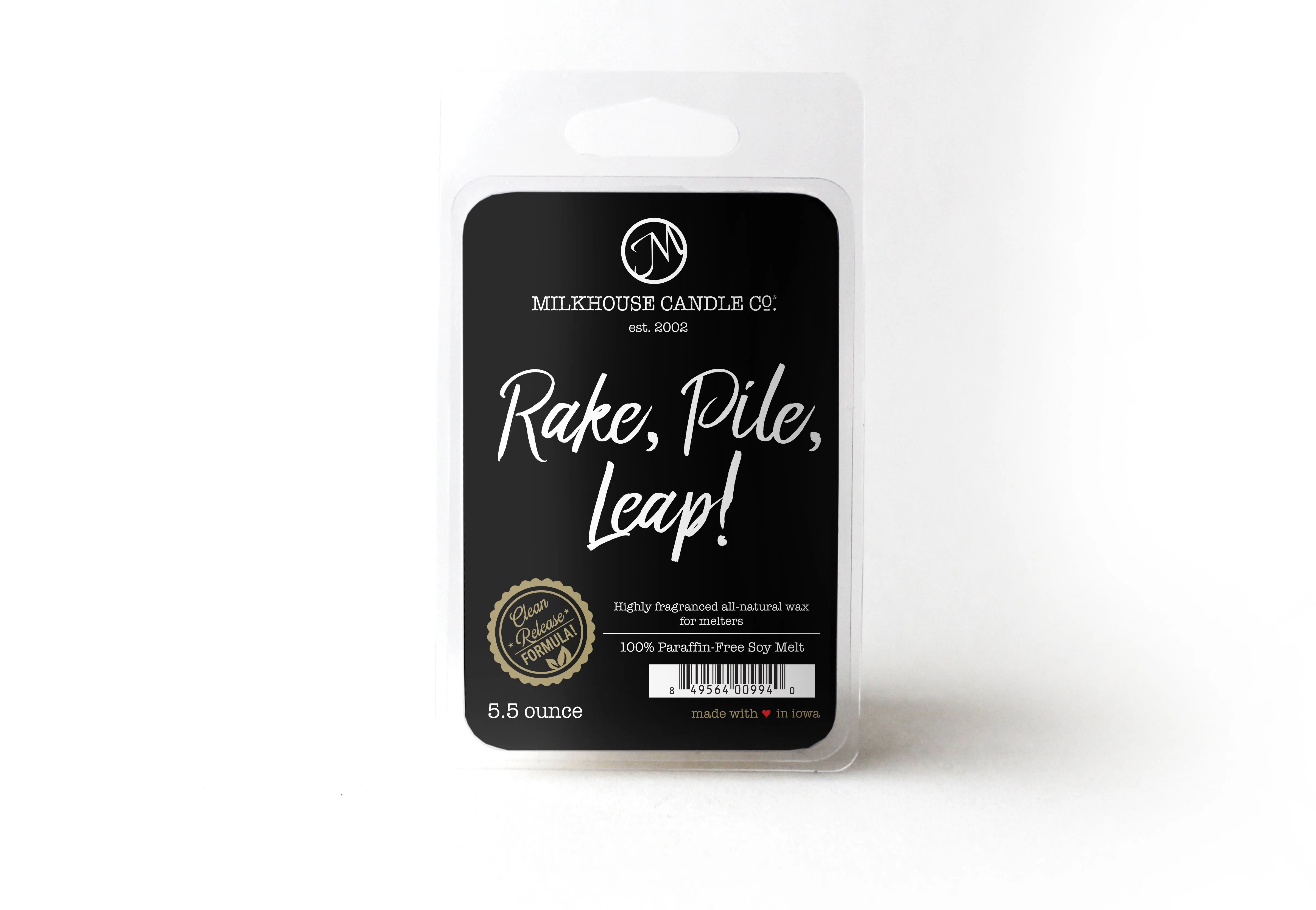 Rake, Pile, Leap! 5.5oz Fragrance Melt by Milkhouse Candle Co.