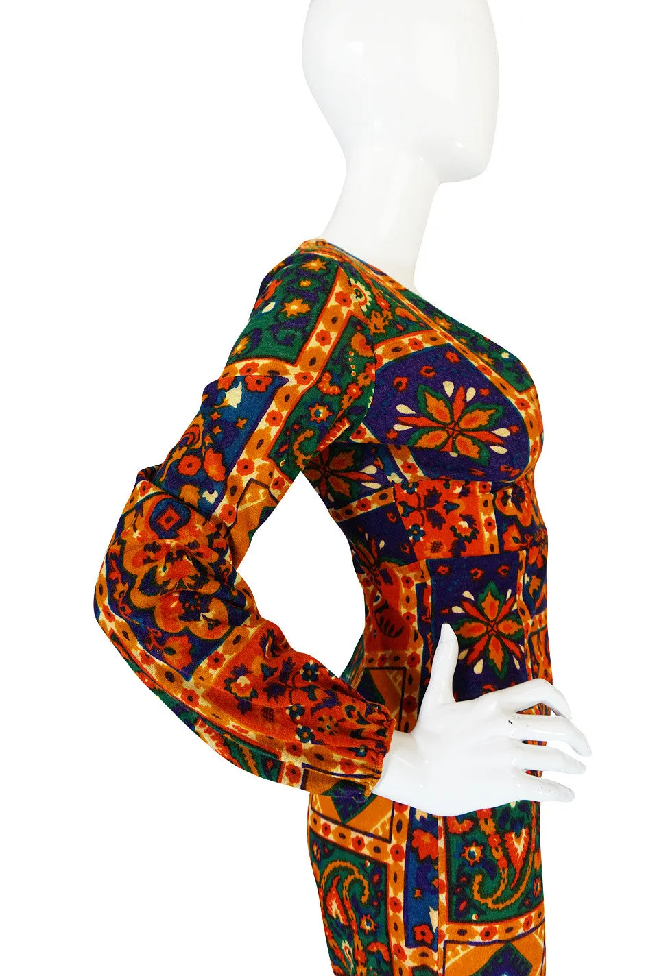 Rare c1975 Printed Willi Smith "Digits" Jumpsuit