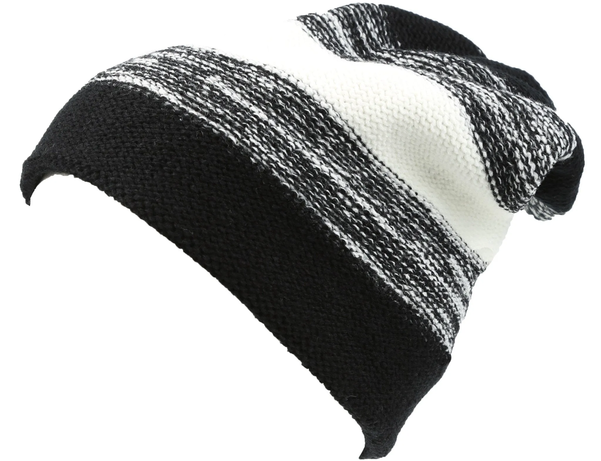 Sakkas Balmn Long Tall Classic Striped Heather Faux Fur Lined Unisex Beanie Hat