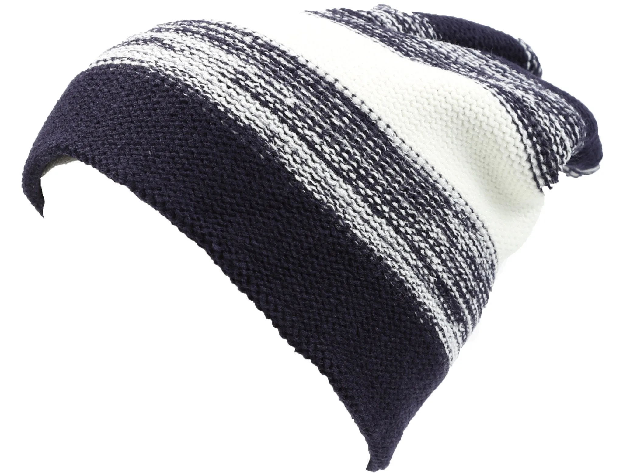 Sakkas Balmn Long Tall Classic Striped Heather Faux Fur Lined Unisex Beanie Hat