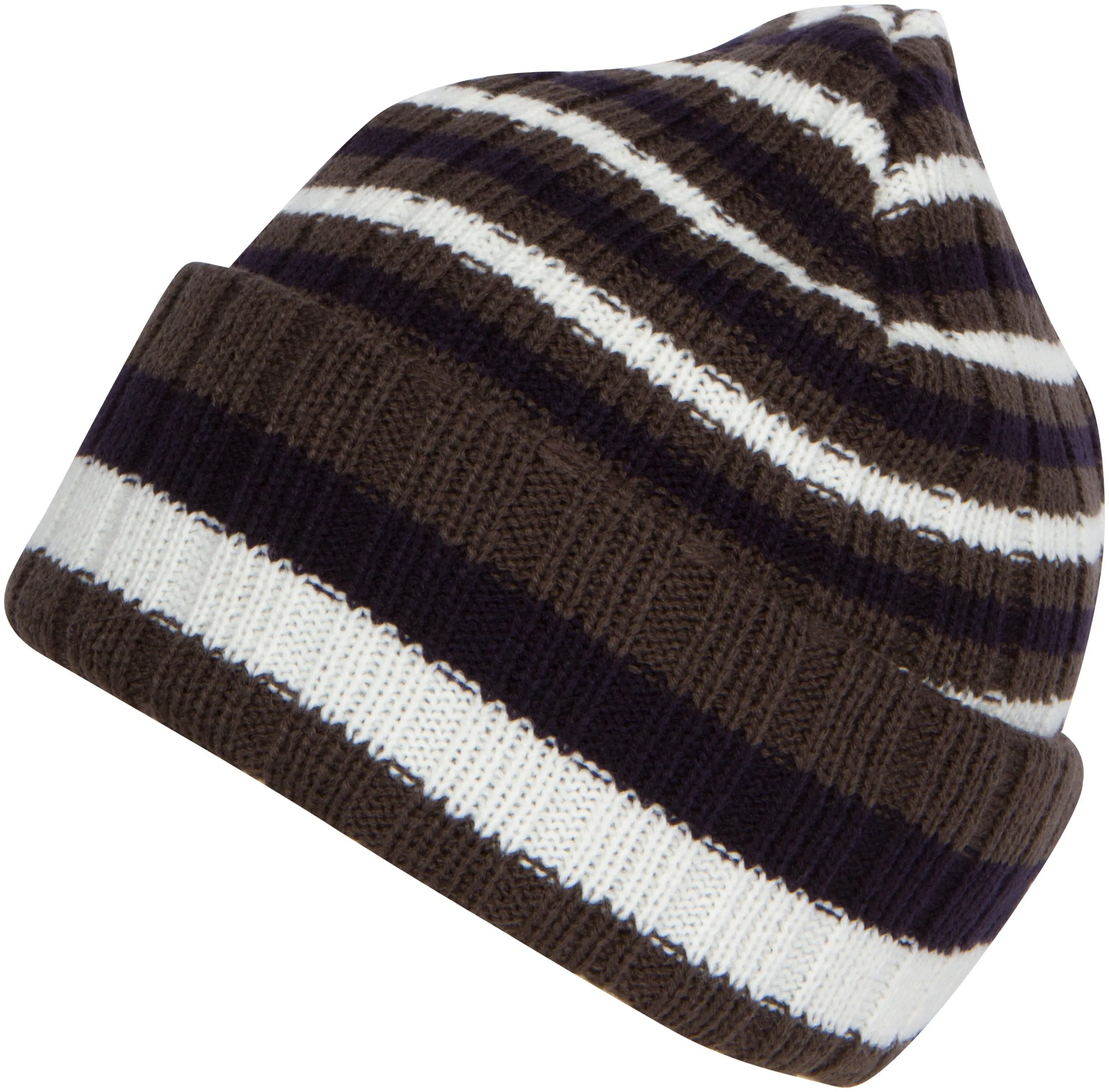 Sakkas Sam Unisex Ribbed Stripe Beanie Cap