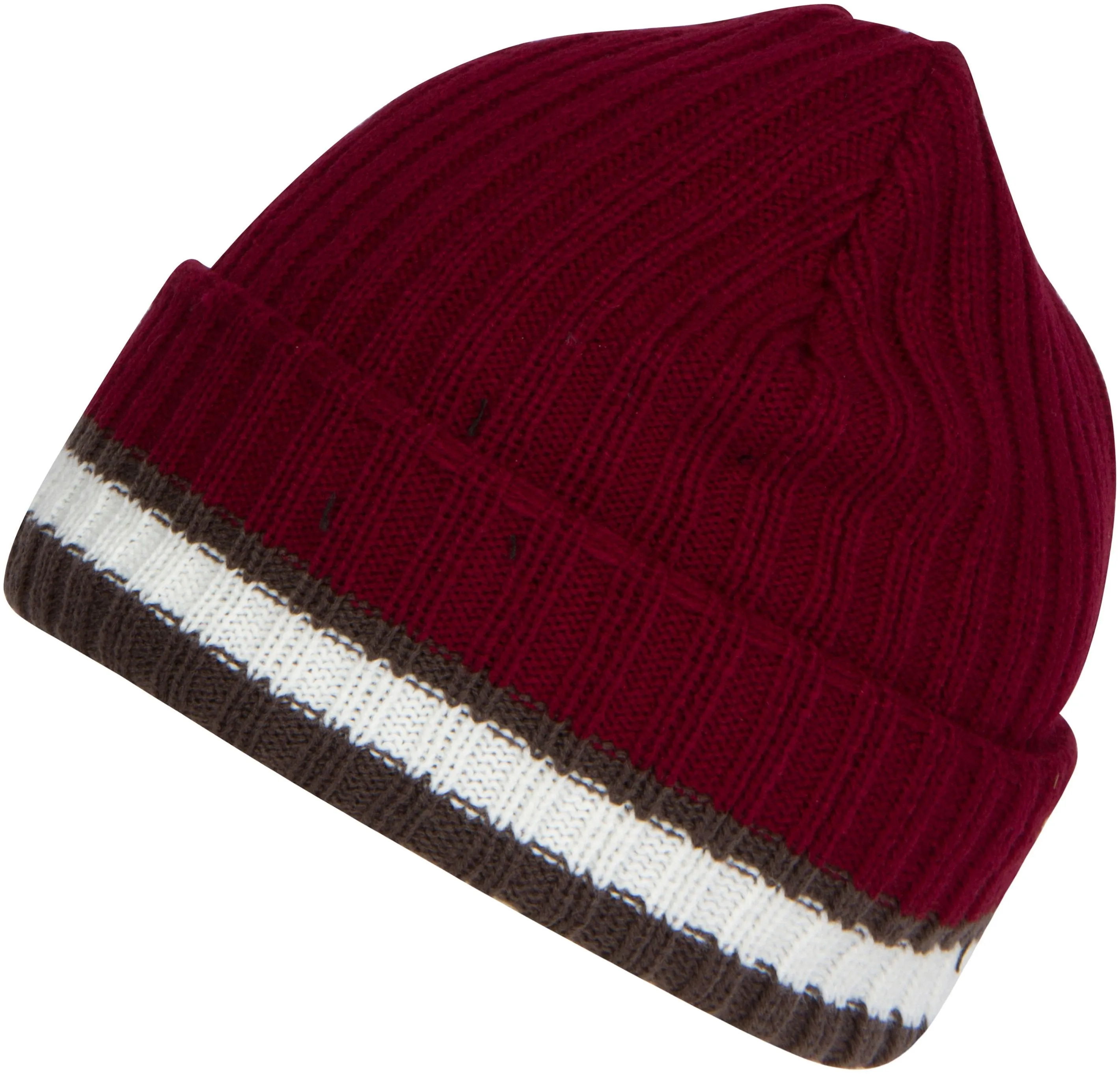 Sakkas Sam Unisex Ribbed Stripe Beanie Cap