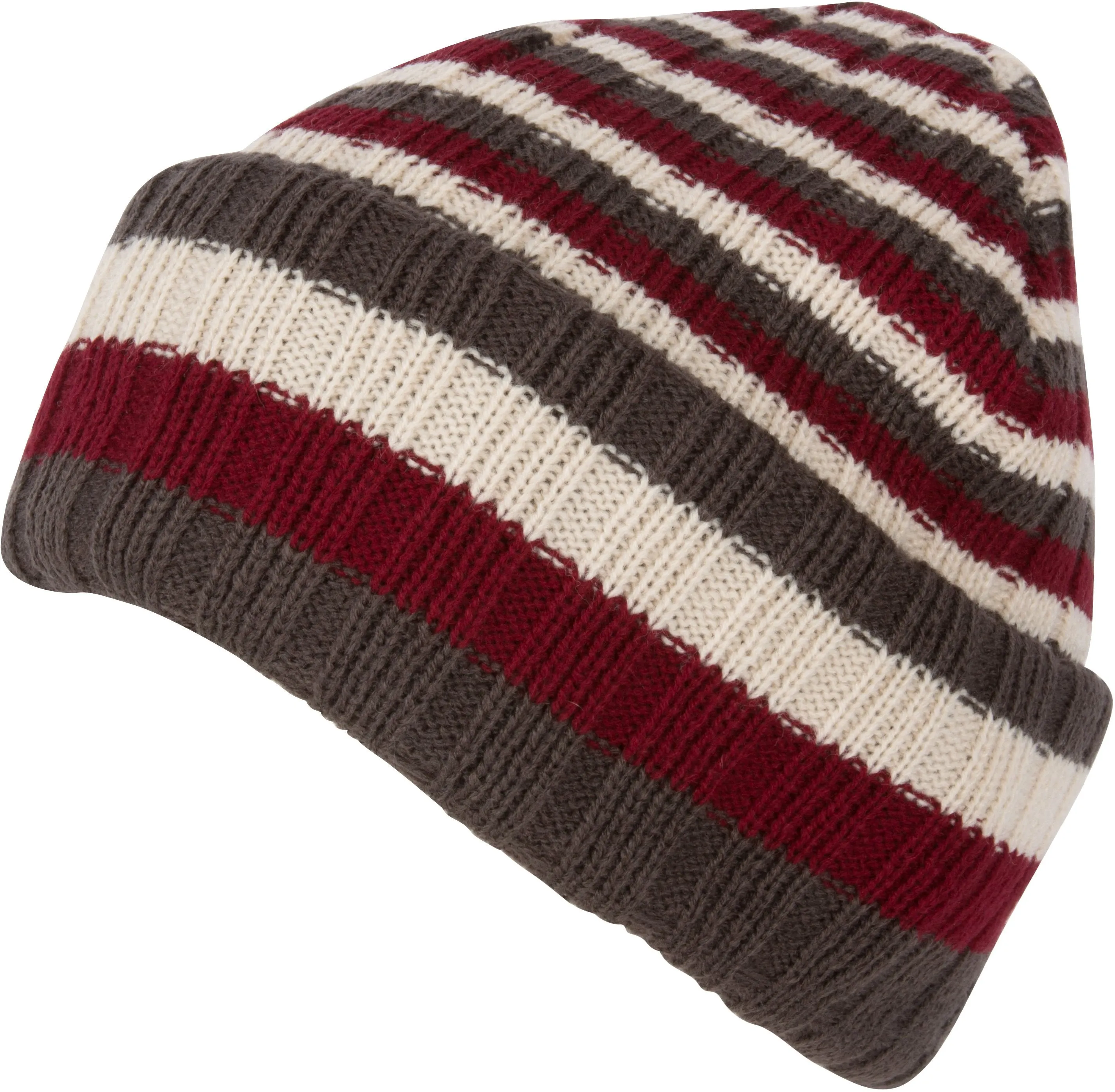 Sakkas Sam Unisex Ribbed Stripe Beanie Cap