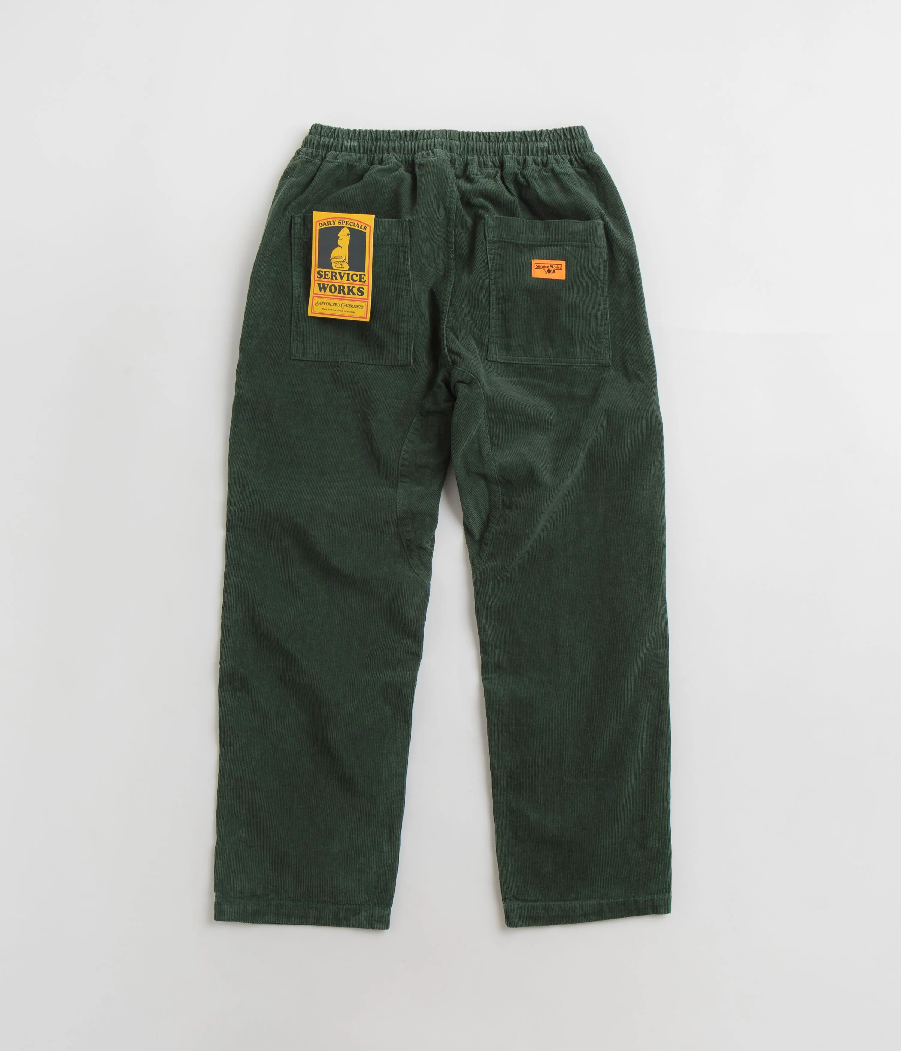 Service Works Corduroy Chef Pants - Forest