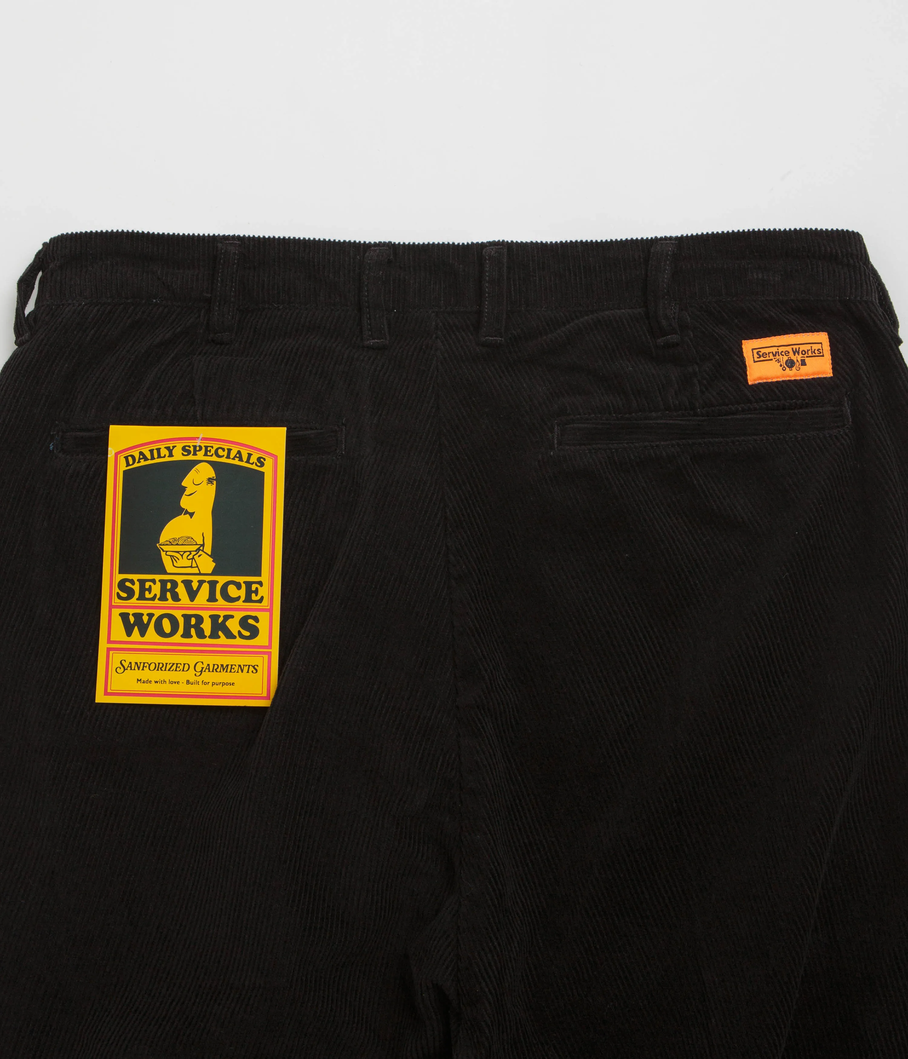 Service Works Corduroy Part Timer Pants - Black