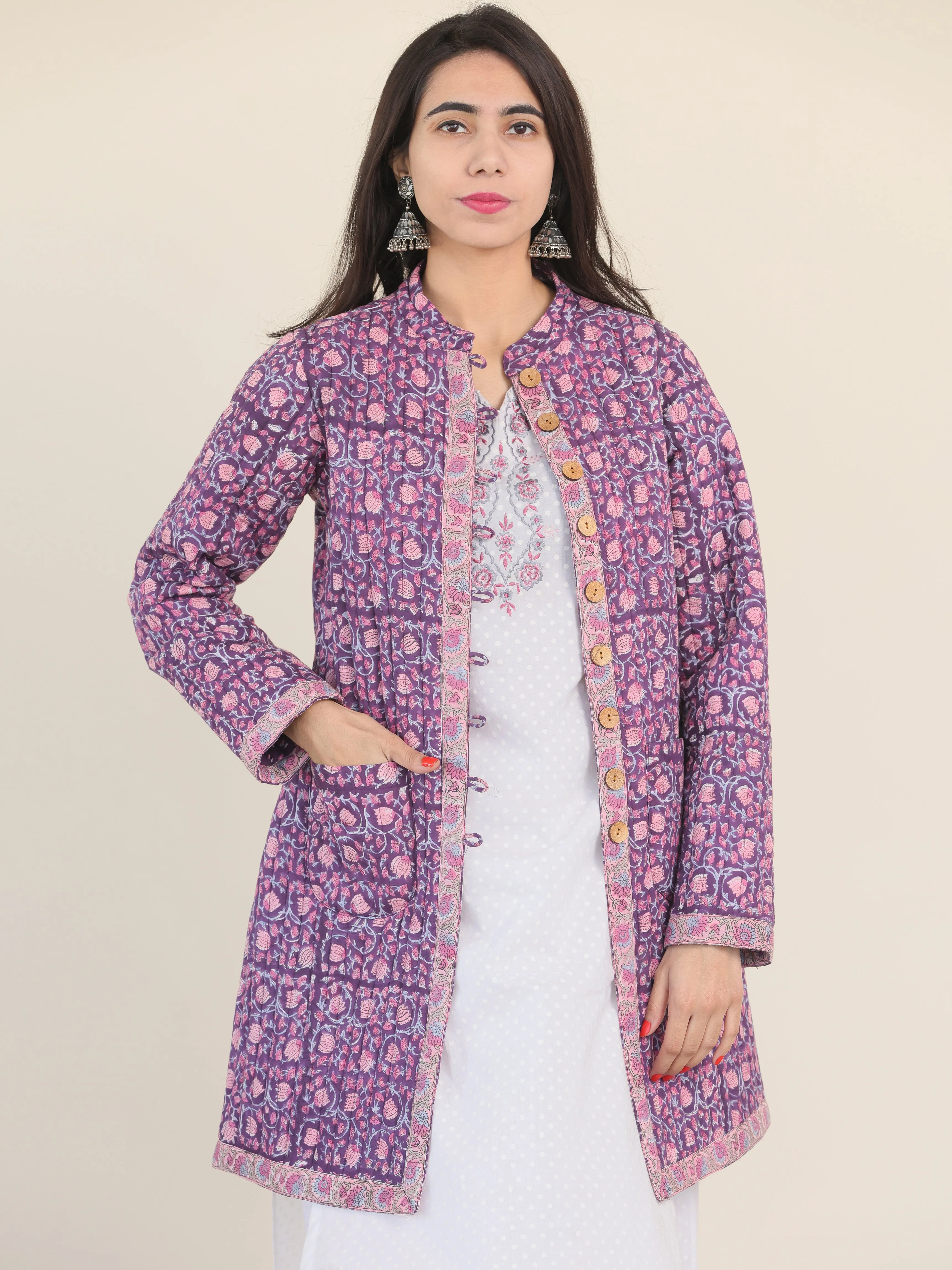 Shishir Raima Quilted Reversible Jacket