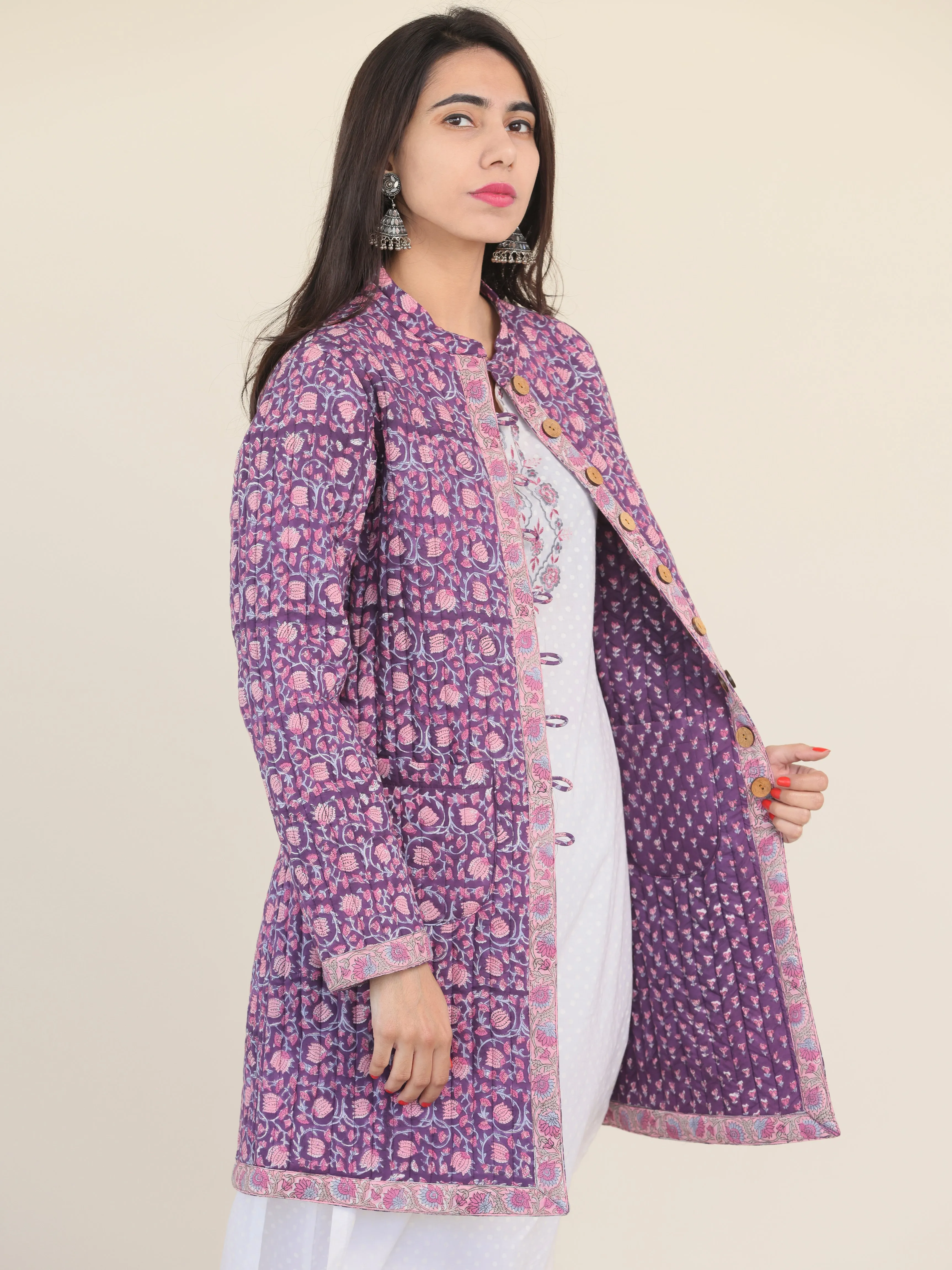 Shishir Raima Quilted Reversible Jacket