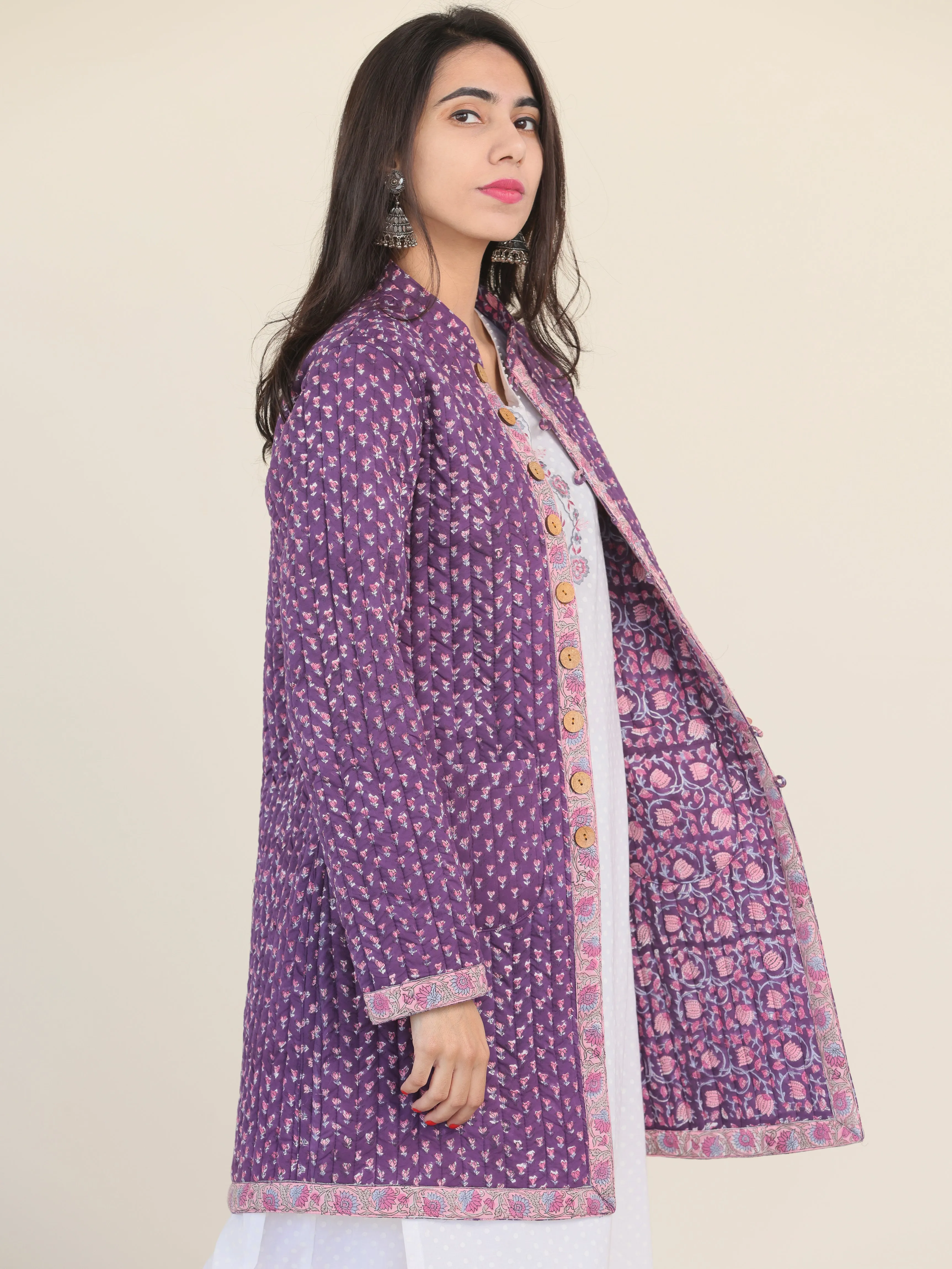 Shishir Raima Quilted Reversible Jacket